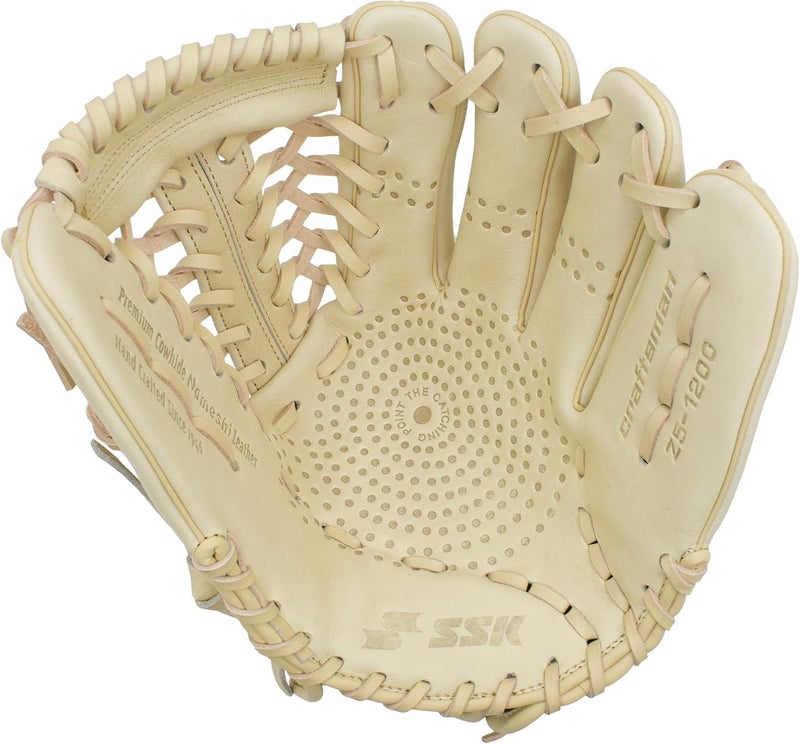 SSK Z5 Craftsman Infield Baseball Glove – 11.25” - 11.5” - 11.75” - 12” – Right & Left Hand Throw (Camel - Modified Trapeze, 12" - Right Hand Throw) - Image 4